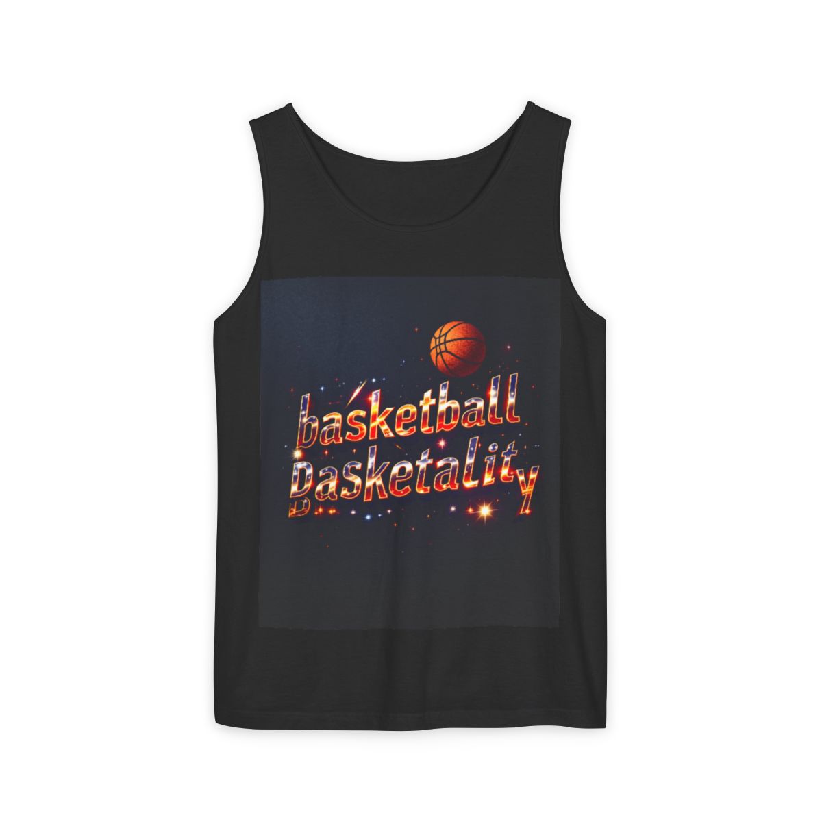 Color: Black | Size: XS | Product: Basketball Mentality Minimalist Tanktop | Category: Unisex