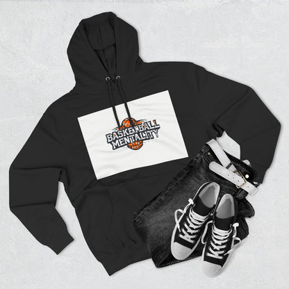 Color: Black | Size: S | Product: Basketball Mentality Typography Hoodie | Category: Unisex
