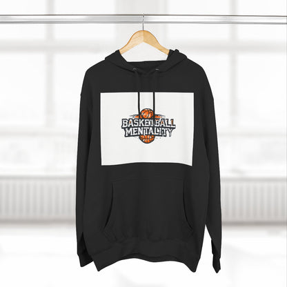 Color: Black | Size: S | Product: Basketball Mentality Typography Hoodie | Category: Unisex