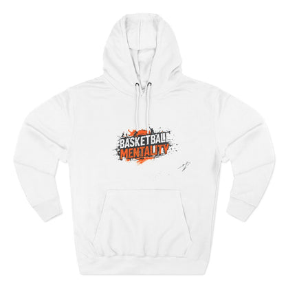 Color: White | Size: S | Product: Basketball Mentality Vibrant Hoodie | Category: Unisex