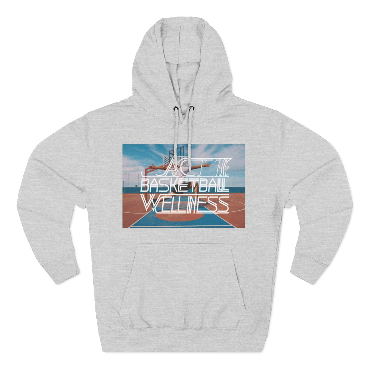 Color: Heather Grey | Size: S | Product: Basketball Wellness Emblem Hoodie | Category: Unisex