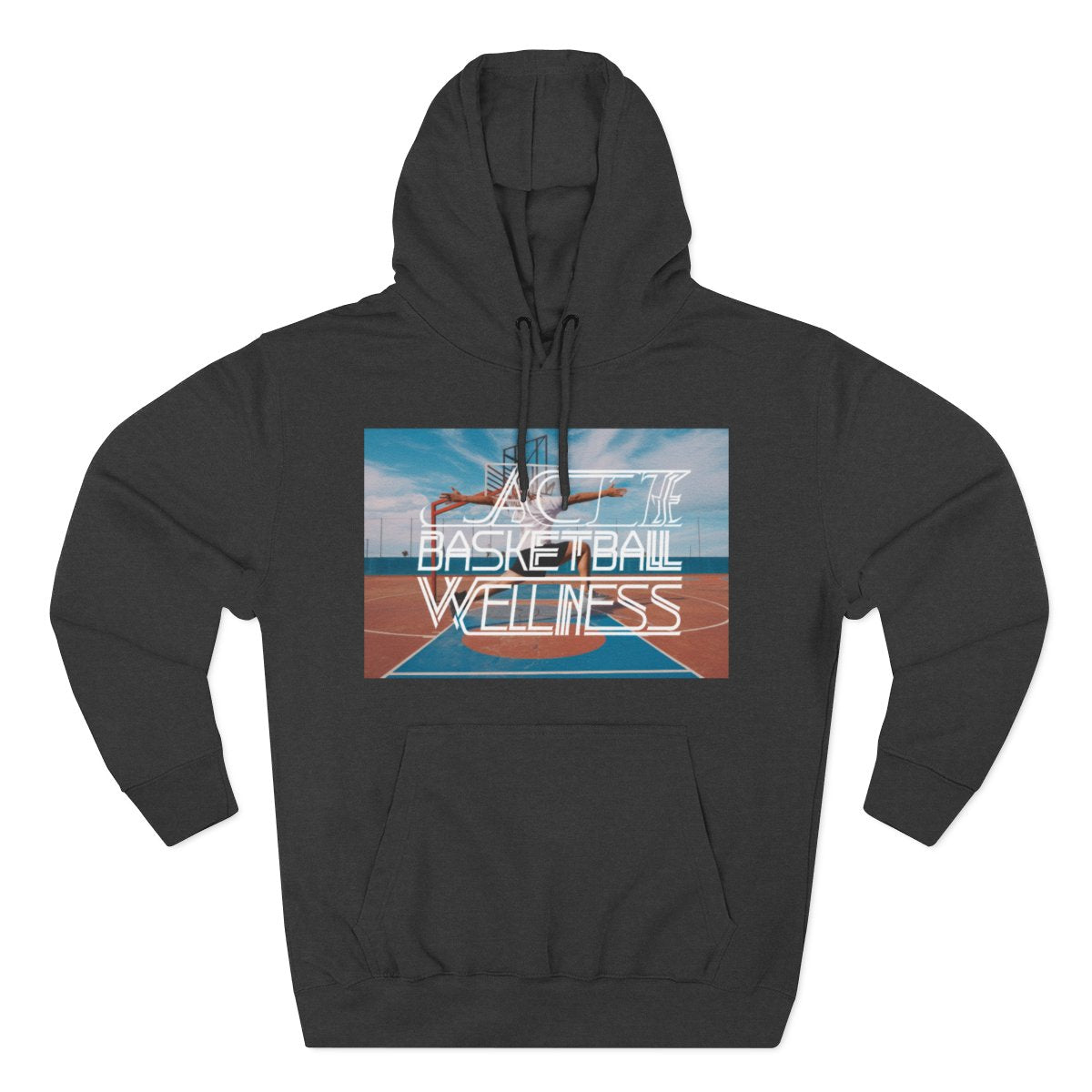 Color: Charcoal Heather | Size: S | Product: Basketball Wellness Emblem Hoodie | Category: Unisex