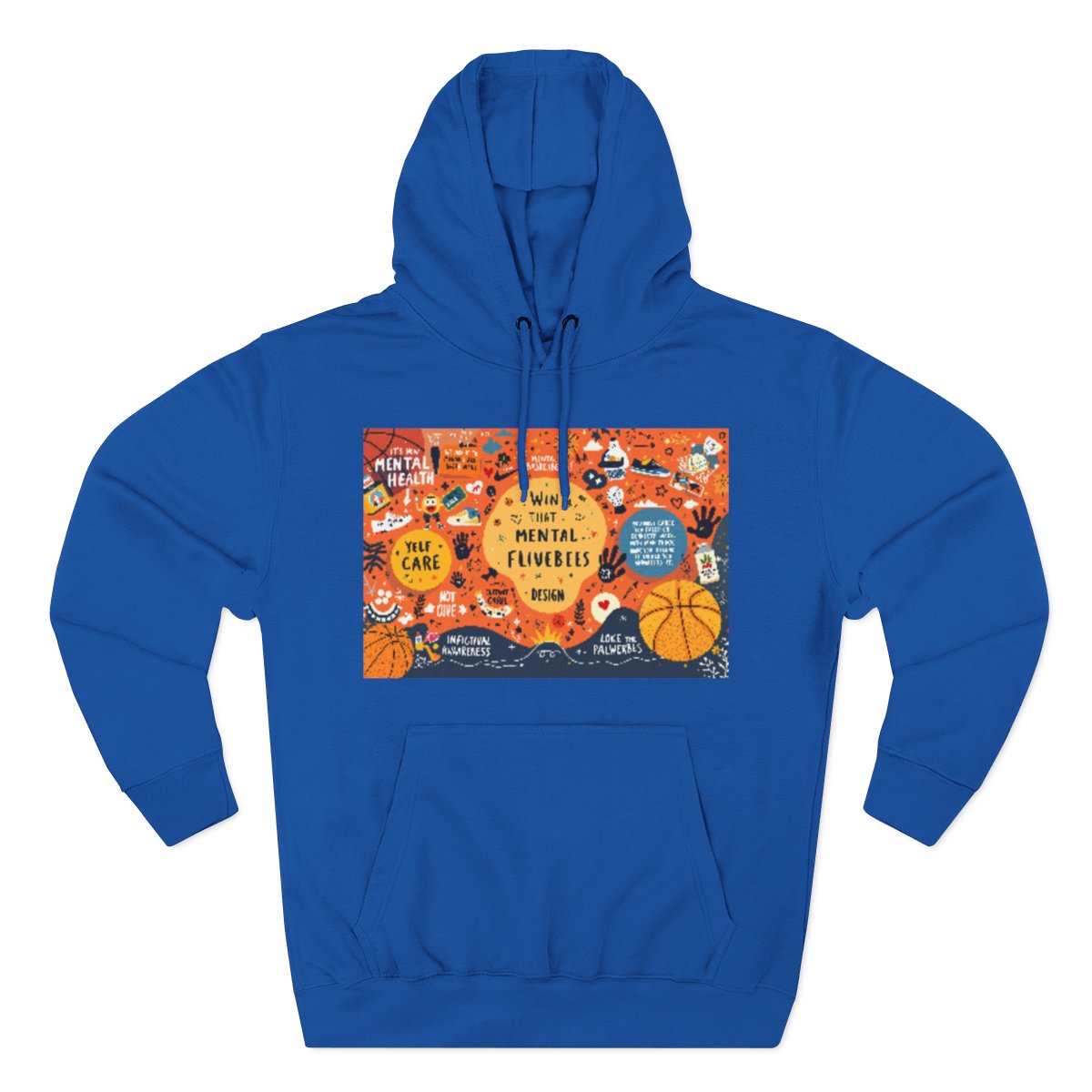 Color: Royal Blue | Size: S | Product: Basketball Wellness Inspirational Hoodie | Category: Unisex