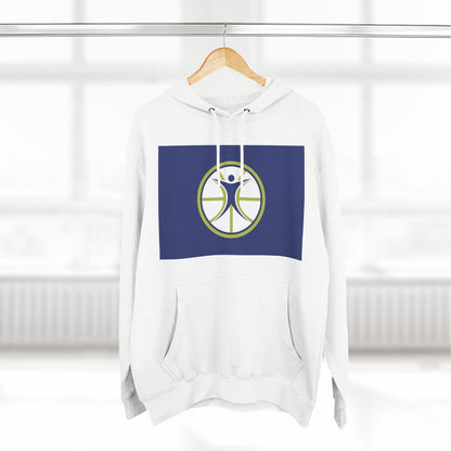 Color: White | Size: S | Product: Basketball Wellness Inspired Hoodie | Category: Unisex