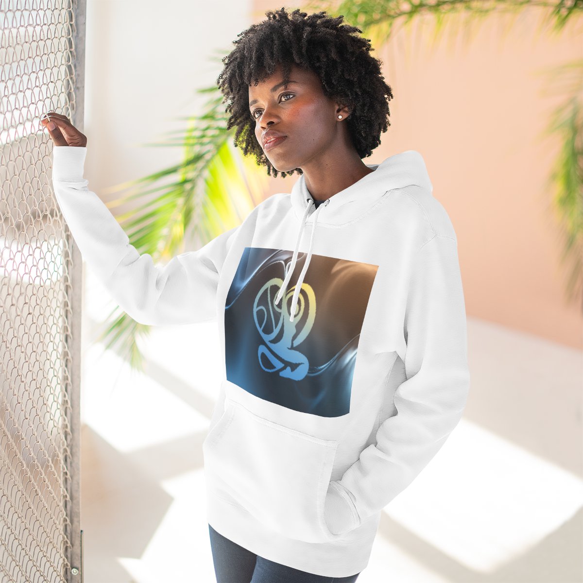Color: White | Size: S | Product: Basketball Wellness Inspired Hoodie | Category: Unisex