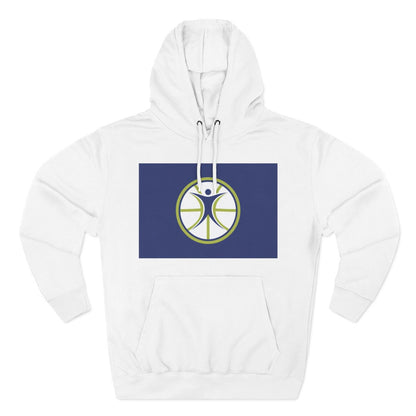 Color: White | Size: S | Product: Basketball Wellness Inspired Hoodie | Category: Unisex