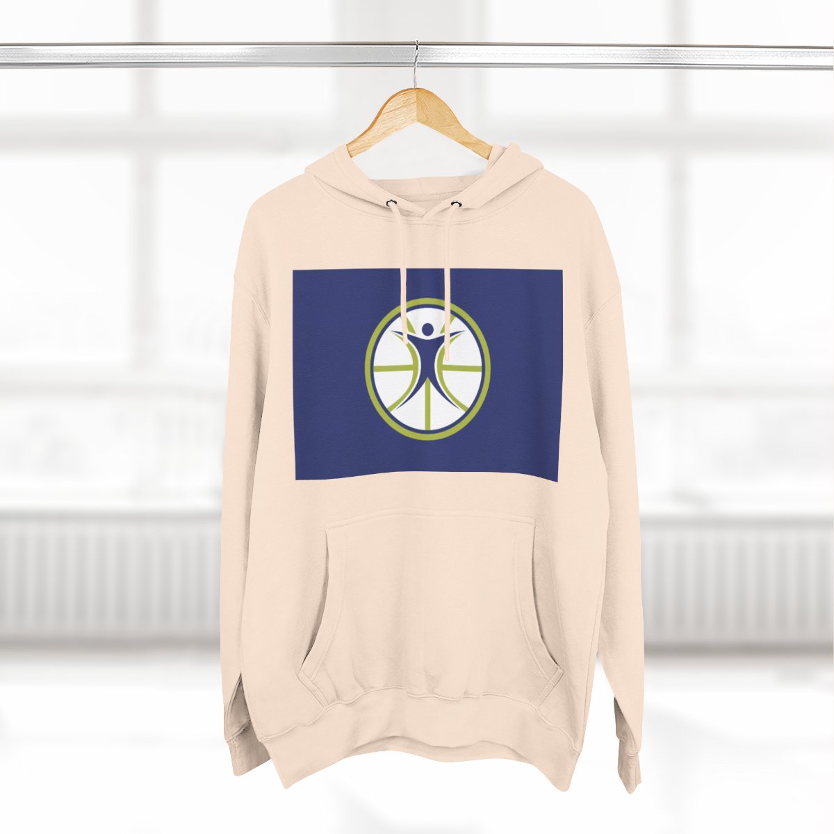 Color: Pale Pink | Size: S | Product: Basketball Wellness Inspired Hoodie | Category: Unisex