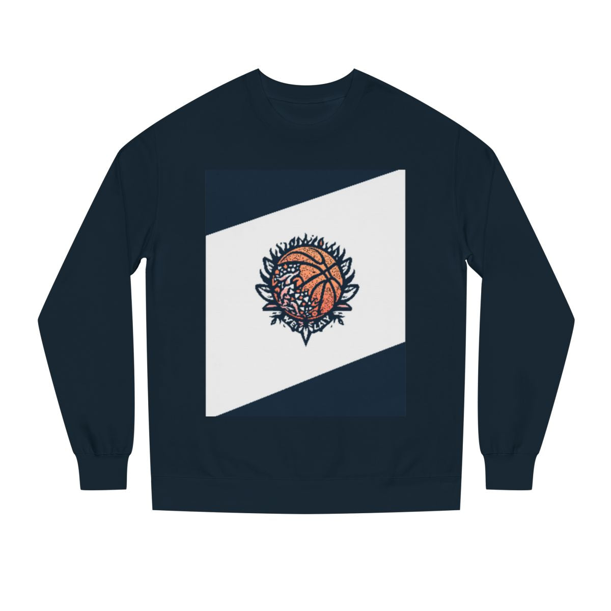 Color: Classic Navy | Size: XS | Product: Basketball Wellness Logo Crewneck | Category: Unisex