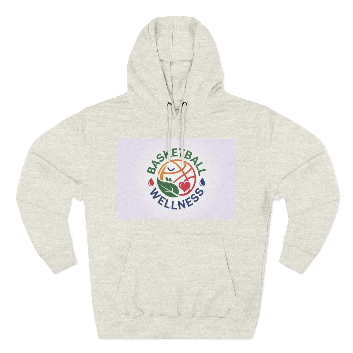 Color: Oatmeal Heather | Size: S | Product: Basketball Wellness Logo Hoodie | Category: Unisex