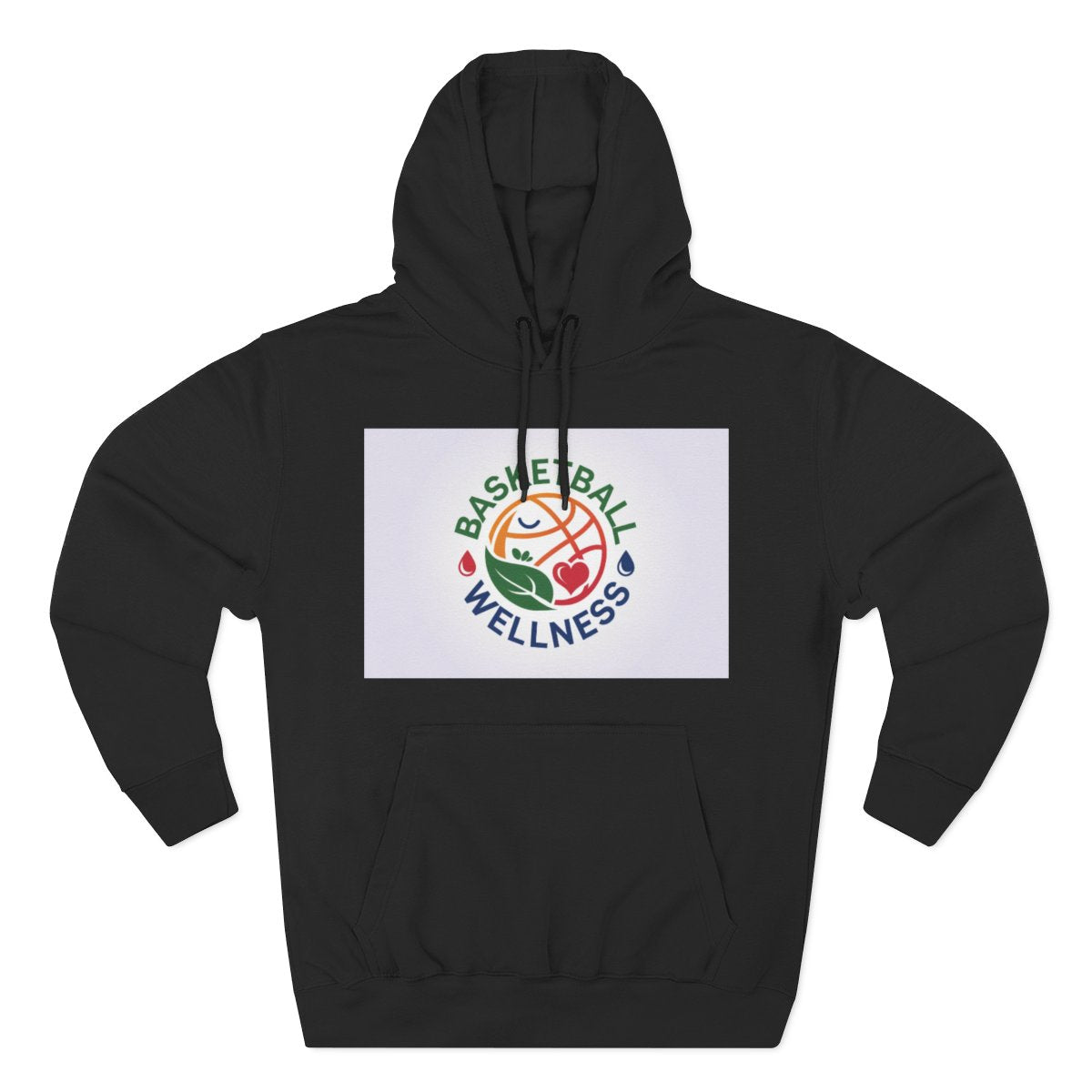 Color: Black | Size: S | Product: Basketball Wellness Logo Hoodie | Category: Unisex