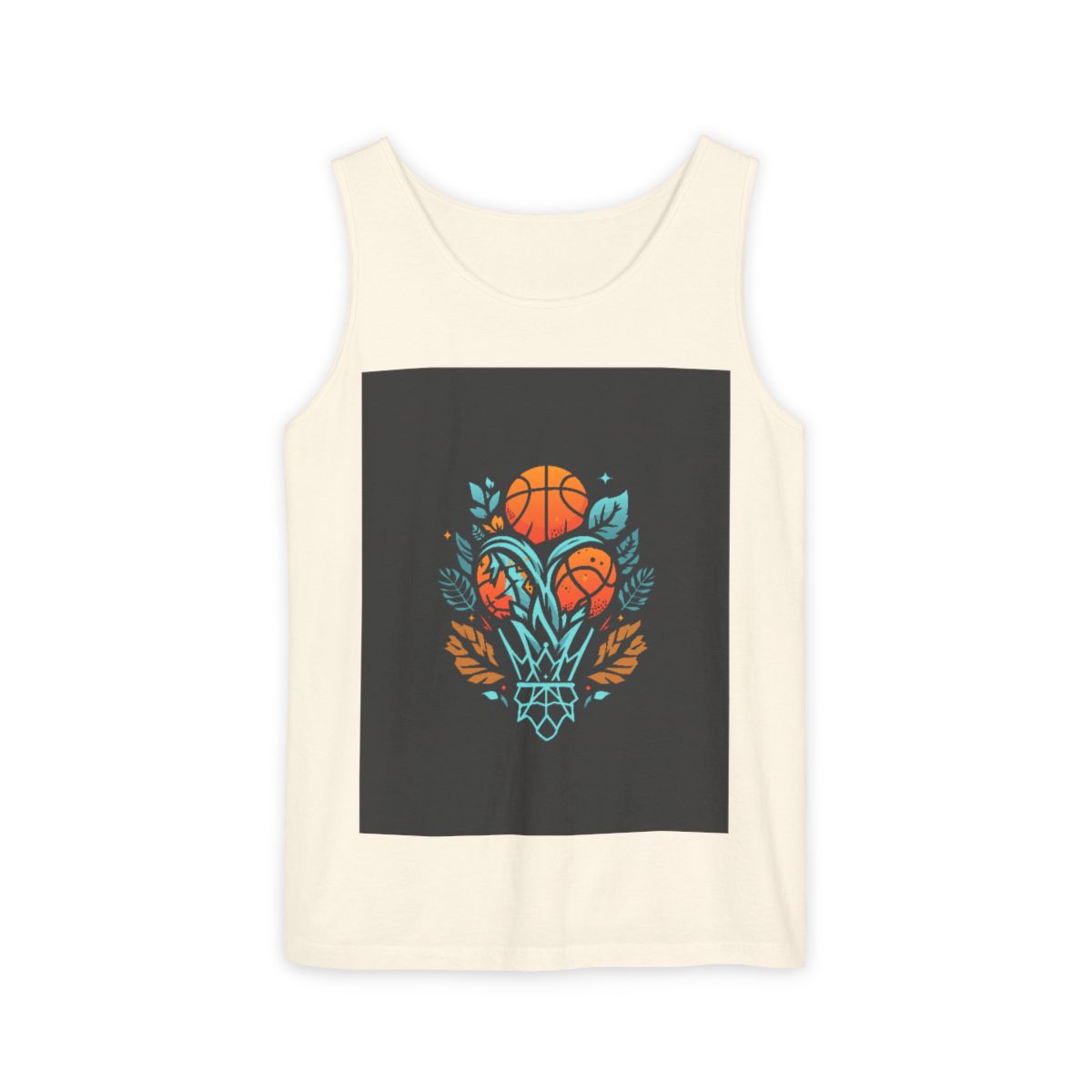 Color: Ivory | Size: S | Product: Basketball Wellness Logo Tanktop | Category: Unisex