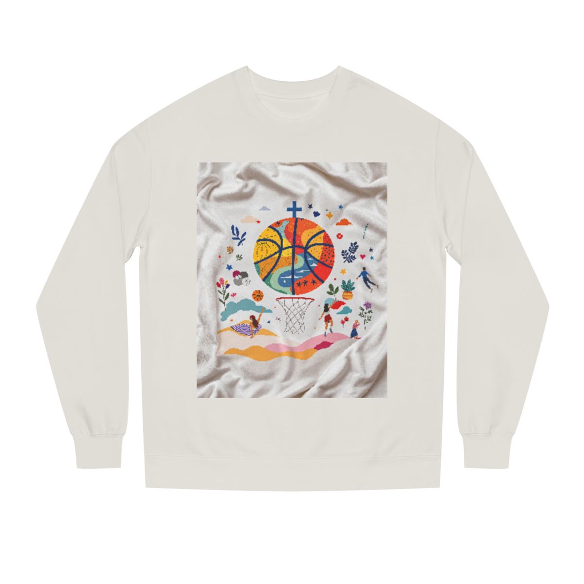 Color: Bone | Size: XS | Product: Basketball Wellness Mindful Crewneck | Category: Unisex