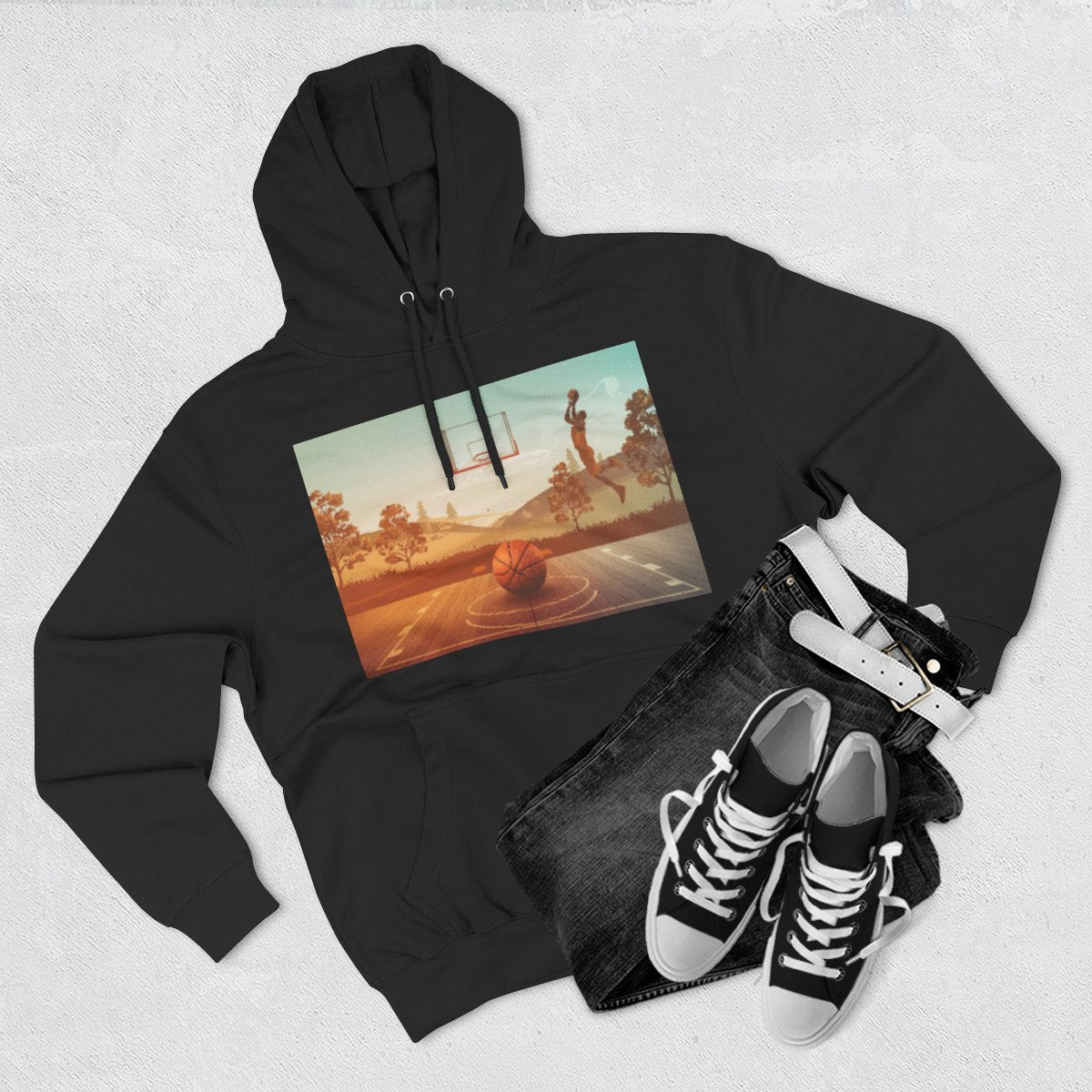 Color: Black | Size: S | Product: Basketball Wellness Mindset Hoodie | Category: Unisex