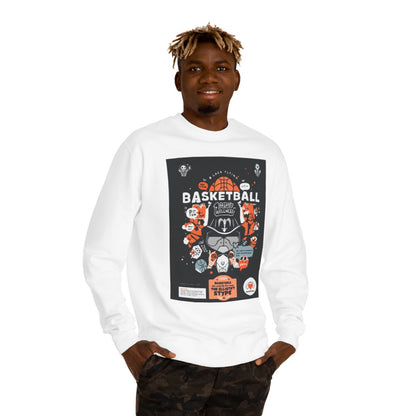 Color: White | Size: XS | Product: Basketball Wellness Theme Crewneck | Category: Unisex