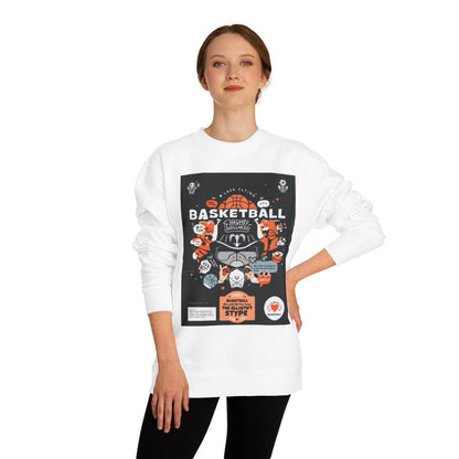 Color: White | Size: XS | Product: Basketball Wellness Theme Crewneck | Category: Unisex