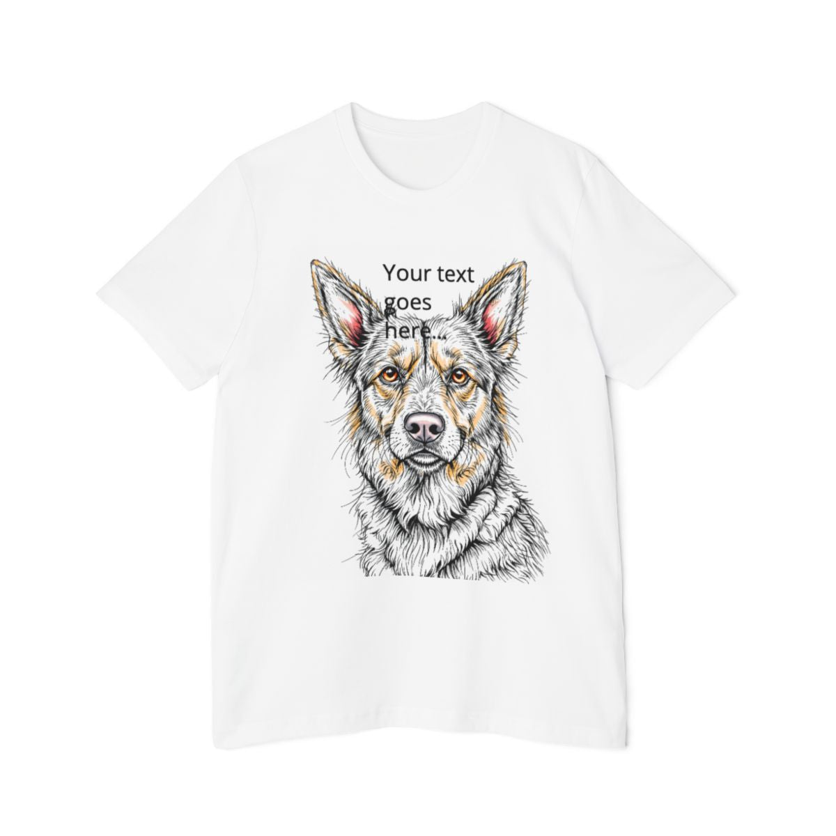 Color: White | Size: XS | Product: Charming Dog Illustration T-Shirt | Category: Unisex