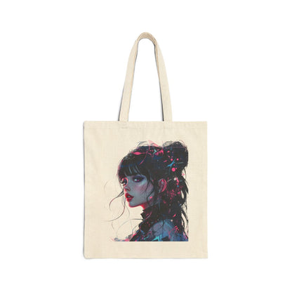 Color: Natural | Size: 15" x 16" | Product: Cinematic Artistic Girly Art Tote Bag | Category: Unisex