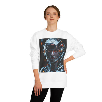 Color: White | Size: XS | Product: Cyborg Sonyc Photorealistic Crewneck | Category: Unisex