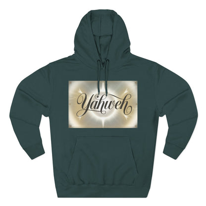 Color: Sports Green | Size: S | Product: Divine Yahweh Typography Hoodie | Category: Unisex