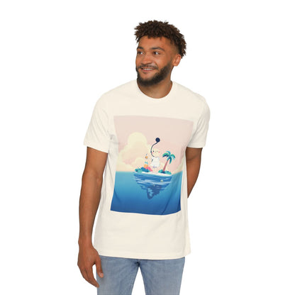 Color: Natural | Size: XS | Product: Dreamy Minimalist Floating Island T-Shirt | Category: Unisex