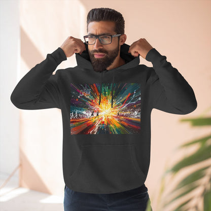 Color: Charcoal Heather | Size: S | Product: Dynamic Basketball Game Scene Hoodie | Category: Unisex