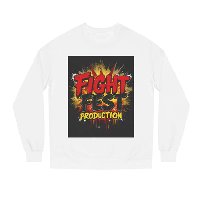 Color: White | Size: XS | Product: Fight Fest Music-Inspired Bold Crewneck | Category: Unisex