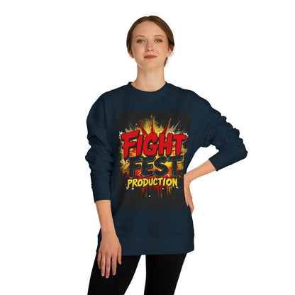 Color: Classic Navy | Size: XS | Product: Fight Fest Music-Inspired Bold Crewneck | Category: Unisex
