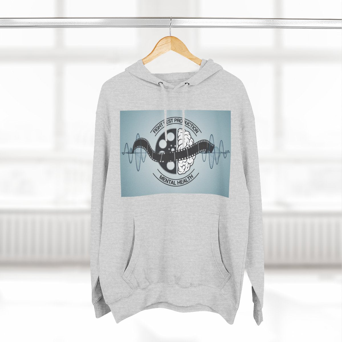 Color: Heather Grey | Size: S | Product: Fight Fest Production Mental Health Hoodie | Category: Unisex