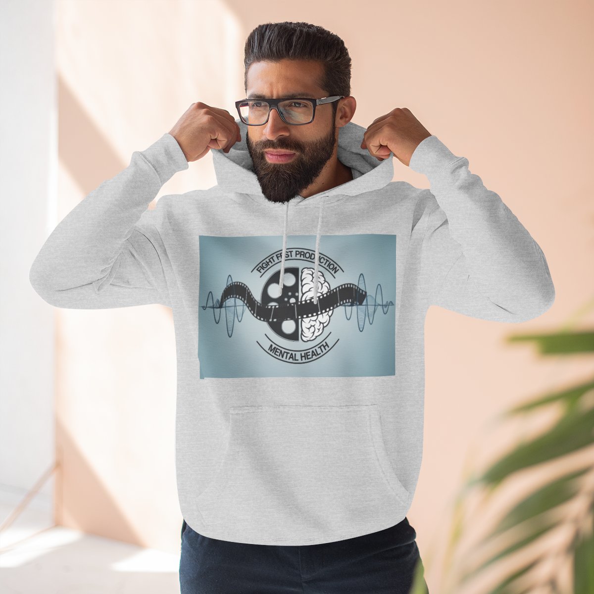 Color: Heather Grey | Size: S | Product: Fight Fest Production Mental Health Hoodie | Category: Unisex