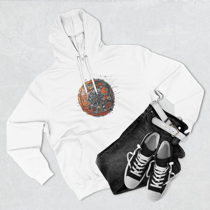 Color: White | Size: S | Product: Grenda Mental Basketball Concept Hoodie | Category: Unisex