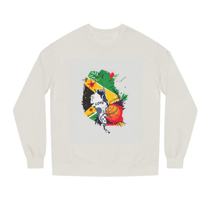 Color: Bone | Size: XS | Product: Guyana Basketball Mental Health Crewneck | Category: Unisex