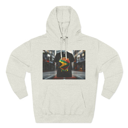 Color: Oatmeal Heather | Size: S | Product: Guyana Spirit Basketball Hoodie | Category: Unisex