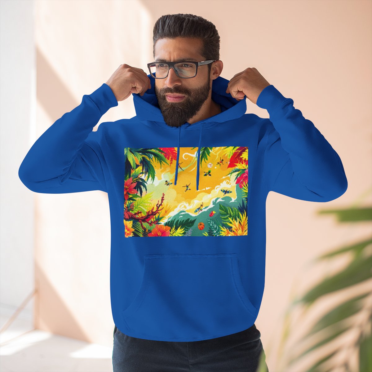 Color: Royal Blue | Size: S | Product: Jamaican Basketball Fantasy Hoodie | Category: Unisex