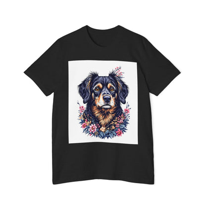 Color: Solid Black Blend | Size: XS | Product: Lively Dog Sketch T-Shirt | Category: Unisex