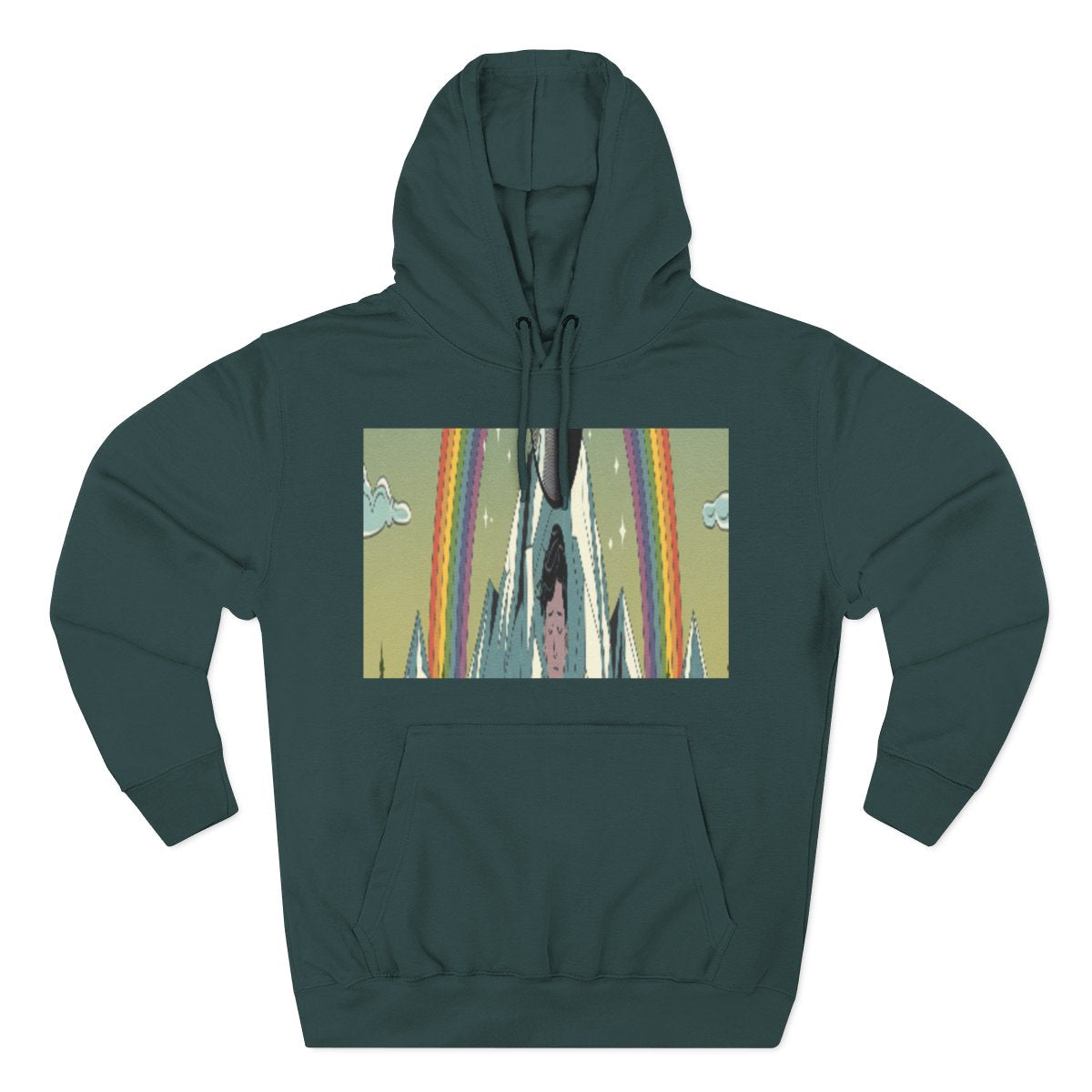 Color: Sports Green | Size: S | Product: Mental Health and Music Journey Hoodie | Category: Unisex