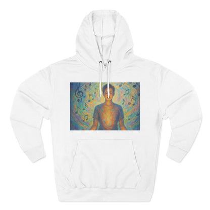 Color: White | Size: S | Product: Mental Health and Music Journey Hoodie | Category: Unisex