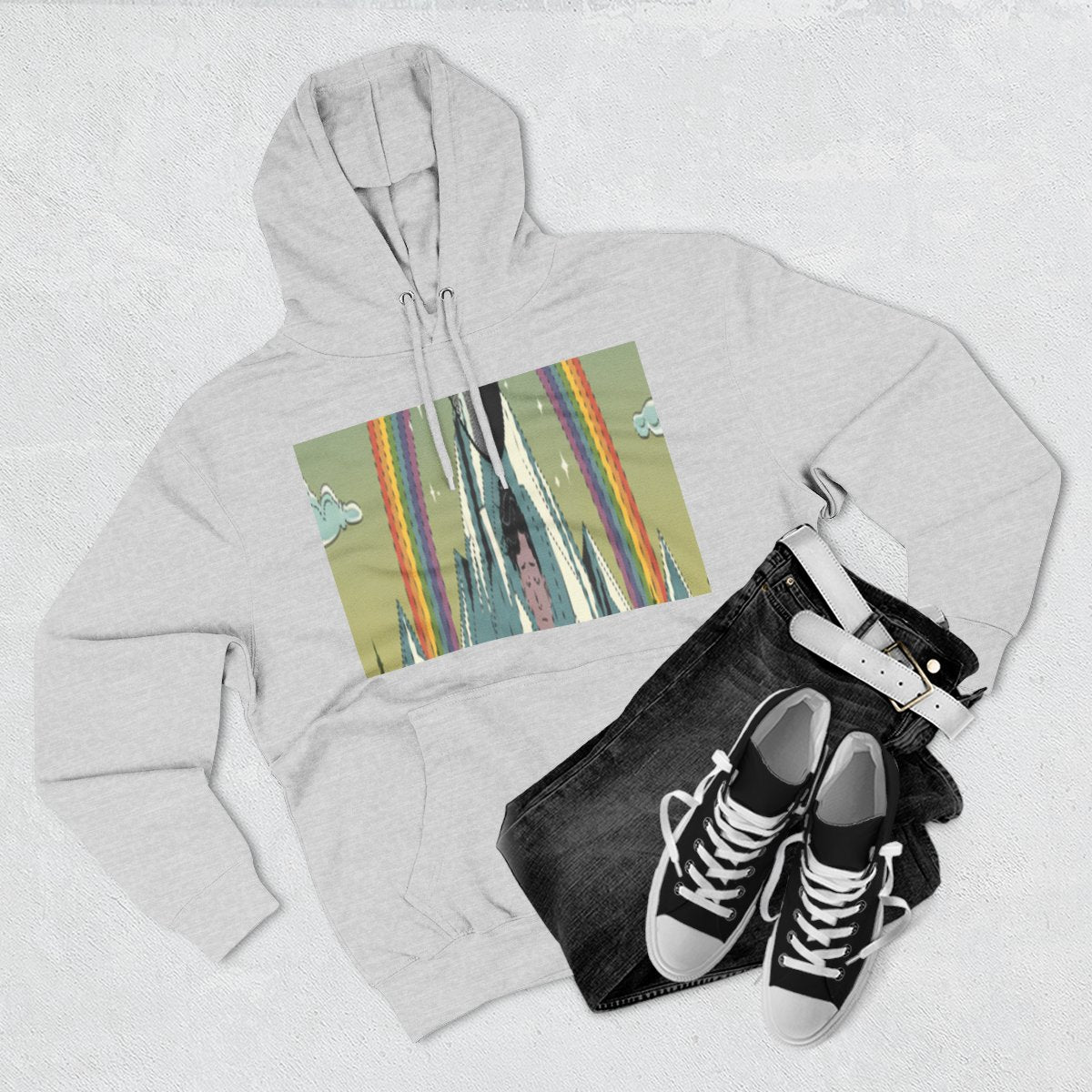 Color: Heather Grey | Size: S | Product: Mental Health and Music Journey Hoodie | Category: Unisex