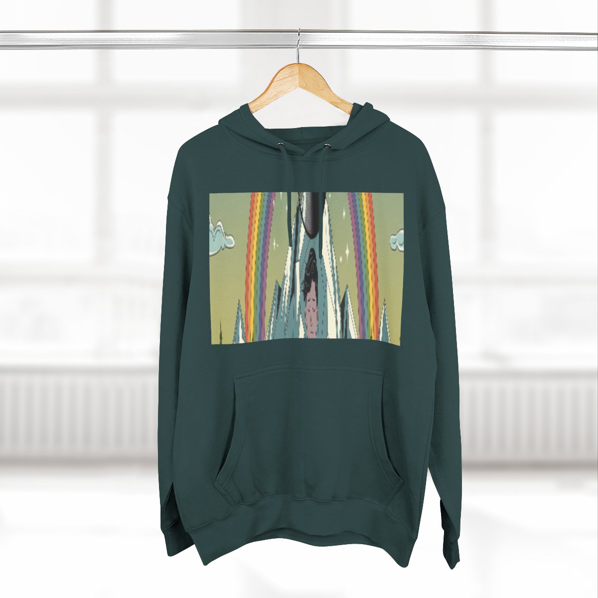 Color: Sports Green | Size: S | Product: Mental Health and Music Journey Hoodie | Category: Unisex