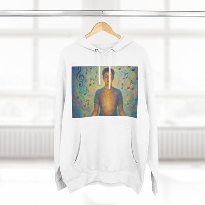 Color: White | Size: S | Product: Mental Health and Music Journey Hoodie | Category: Unisex