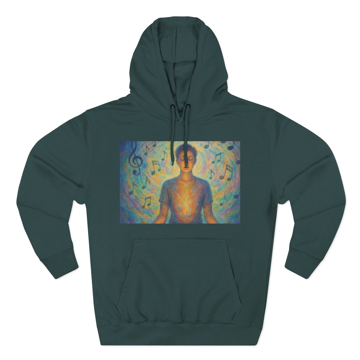 Color: Sports Green | Size: S | Product: Mental Health and Music Journey Hoodie | Category: Unisex