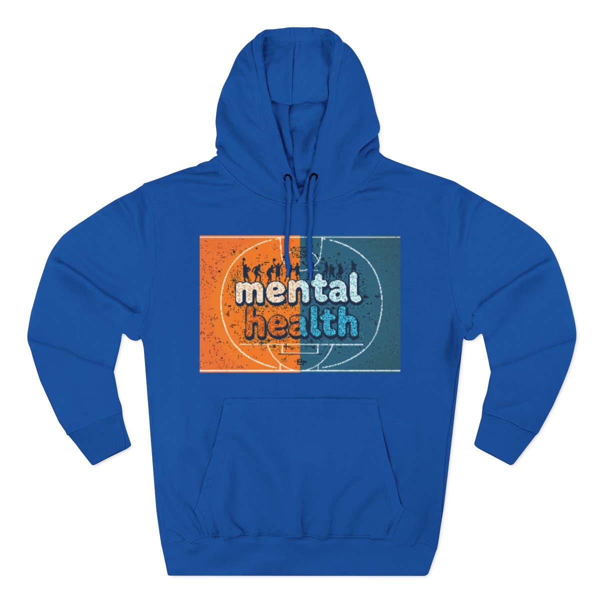 Color: Royal Blue | Size: S | Product: Mental Health Basketball Hoodie | Category: Unisex