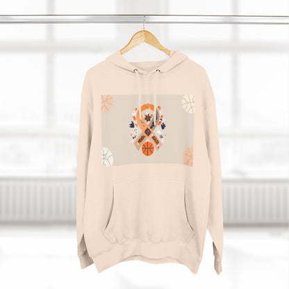 Color: Pale Pink | Size: S | Product: Mental Health Basketball Motivational Hoodie | Category: Unisex