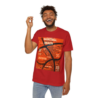Color: Red | Size: XS | Product: Mental Health Empowerment Basketball T-Shirt | Category: Unisex