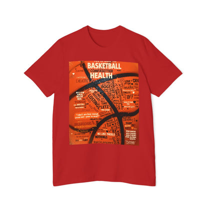 Color: Red | Size: XS | Product: Mental Health Empowerment Basketball T-Shirt | Category: Unisex