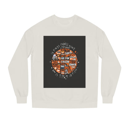 Color: Bone | Size: XS | Product: Mental Health Resilience Basketball Crewneck | Category: Unisex