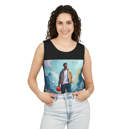Color: Black | Size: XS | Product: Mindful Basketball Player Artistic Tanktop | Category: Unisex