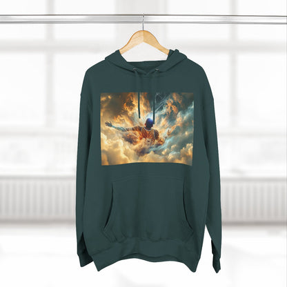 Color: Sports Green | Size: S | Product: Mindful Basketball Player Design Hoodie | Category: Unisex