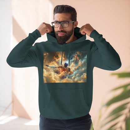Color: Sports Green | Size: S | Product: Mindful Basketball Player Design Hoodie | Category: Unisex