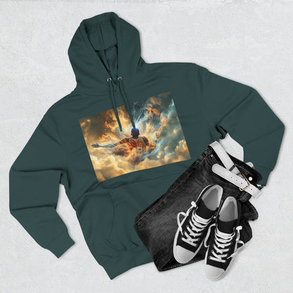 Color: Sports Green | Size: S | Product: Mindful Basketball Player Design Hoodie | Category: Unisex