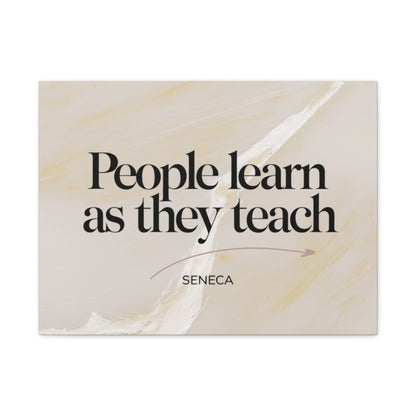 Size: 24″ x 18″ (Horizontal) | Product: Minimal Quote on Marble Canvas | Category: Unisex